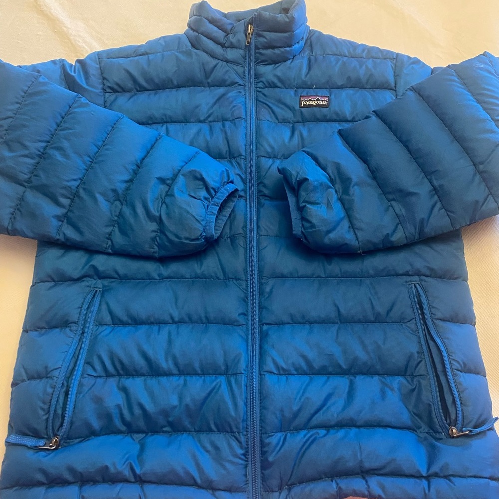 Patagonia Down Sweater Puffer Jacket Boys Sz 10